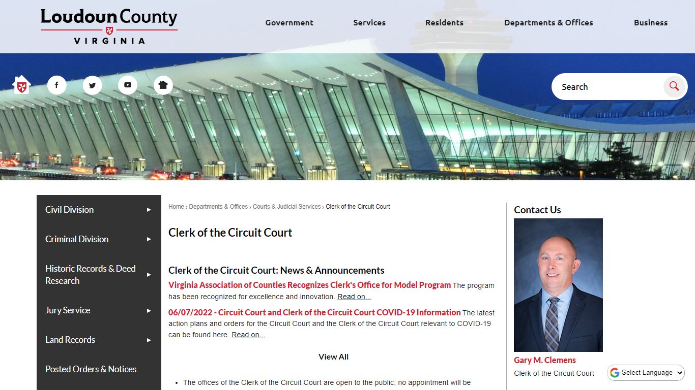 Clerk of the Circuit Court | Loudoun County, VA - Official Website